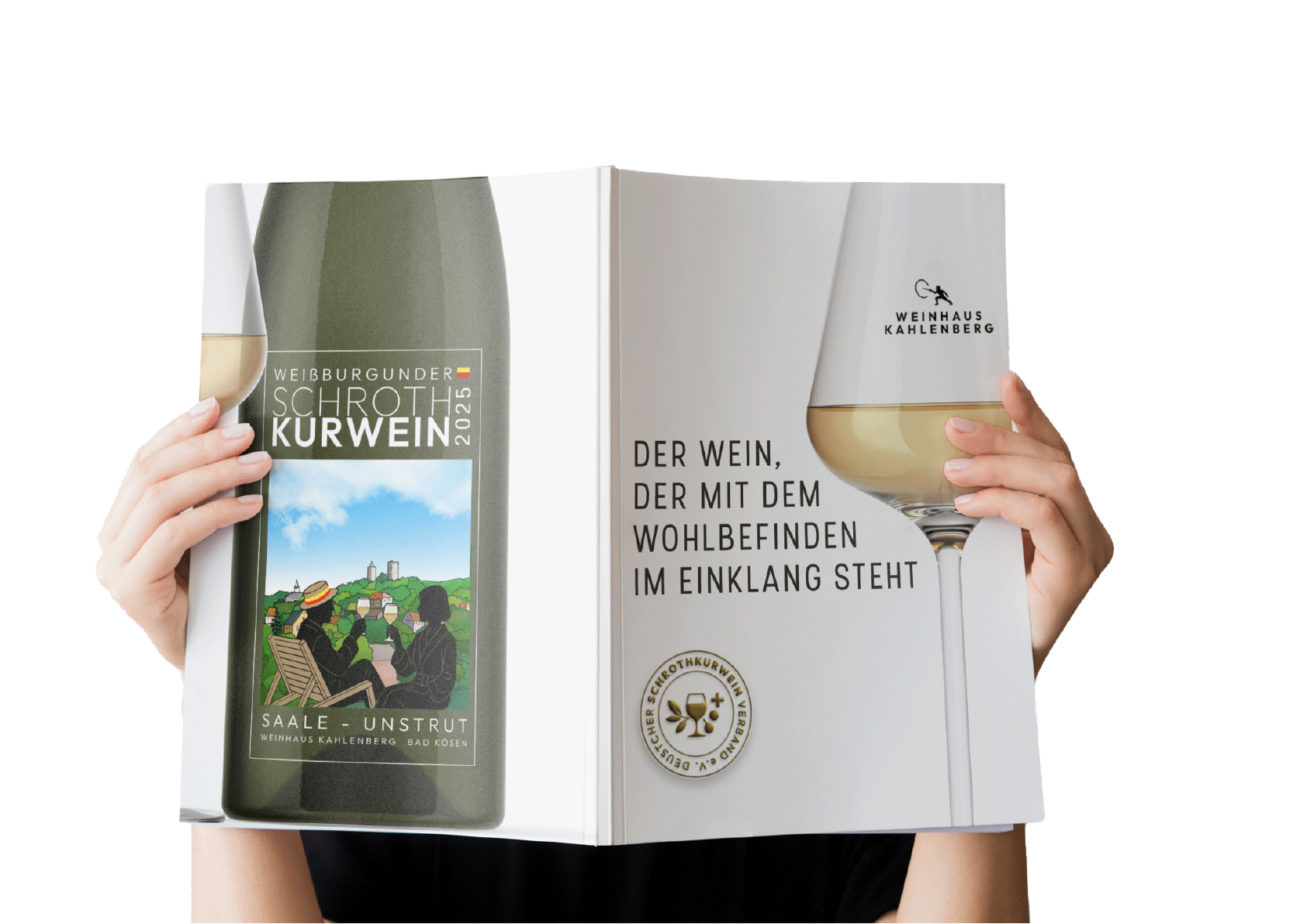 Weinhaus Kahlenberg bottle and gift bag